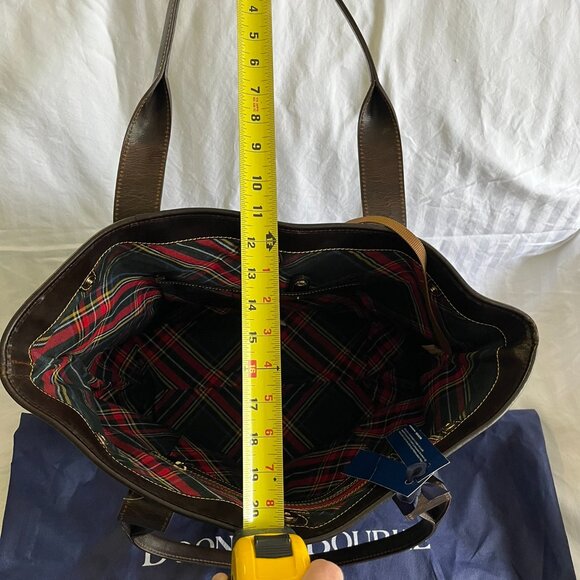 Dooney & Bourke Large Pocket Shopper Leather Tote - Picture 10 of 14